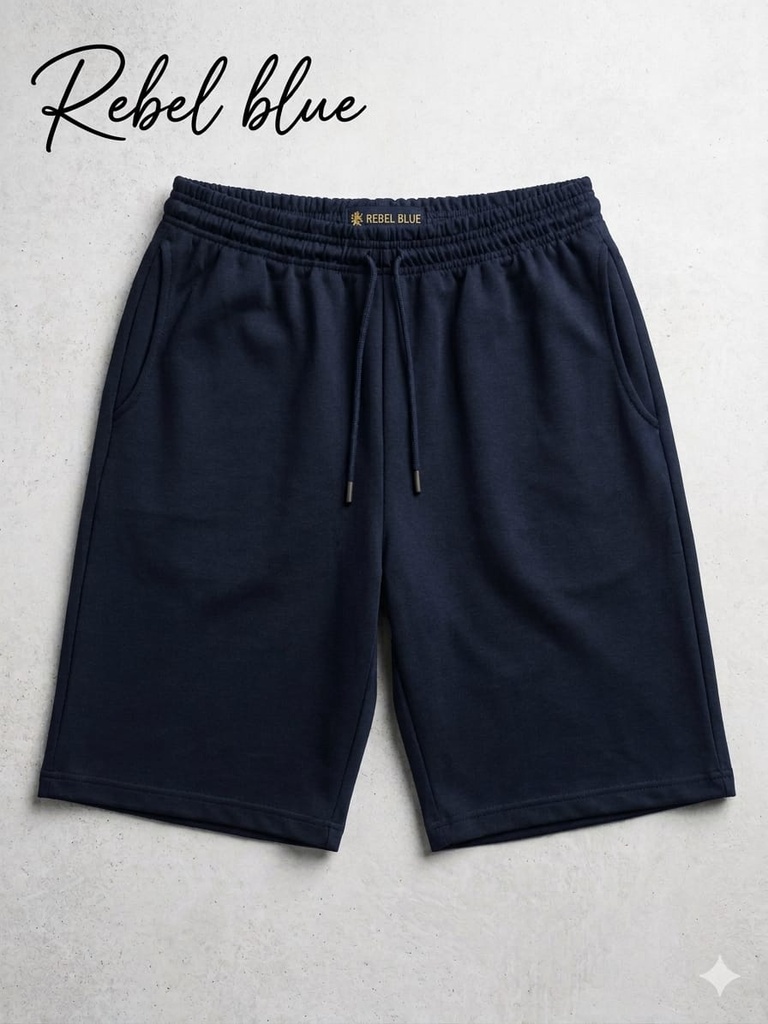 Elastik Bel Kordonlu unisex şort