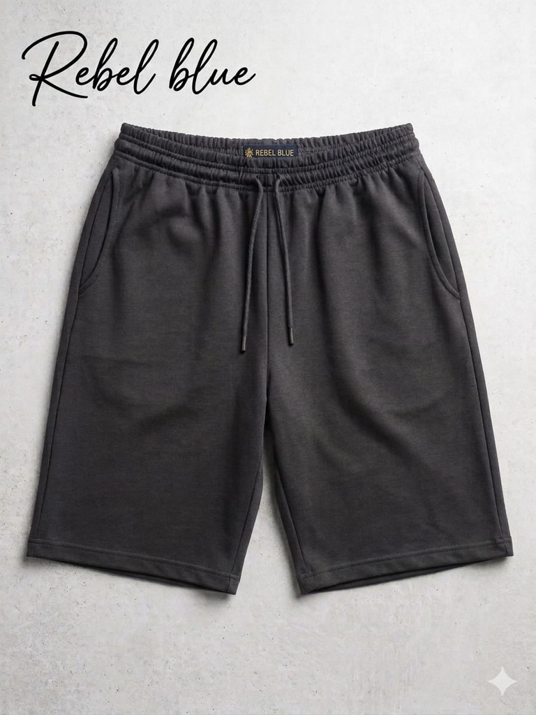 Elastik Bel Kordonlu unisex şort