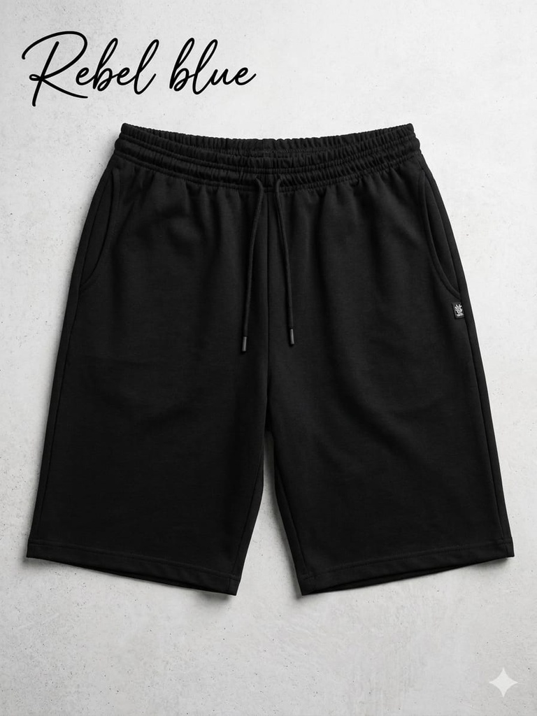 Elastik Bel Kordonlu unisex şort